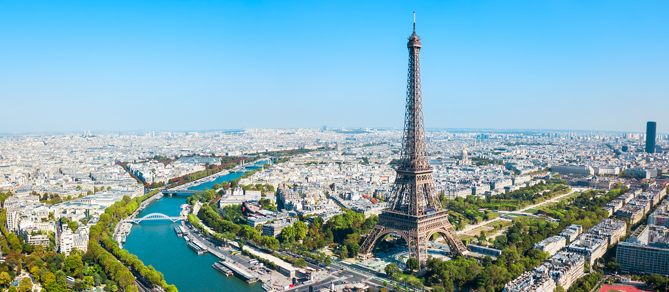 Vue aérienne de Paris